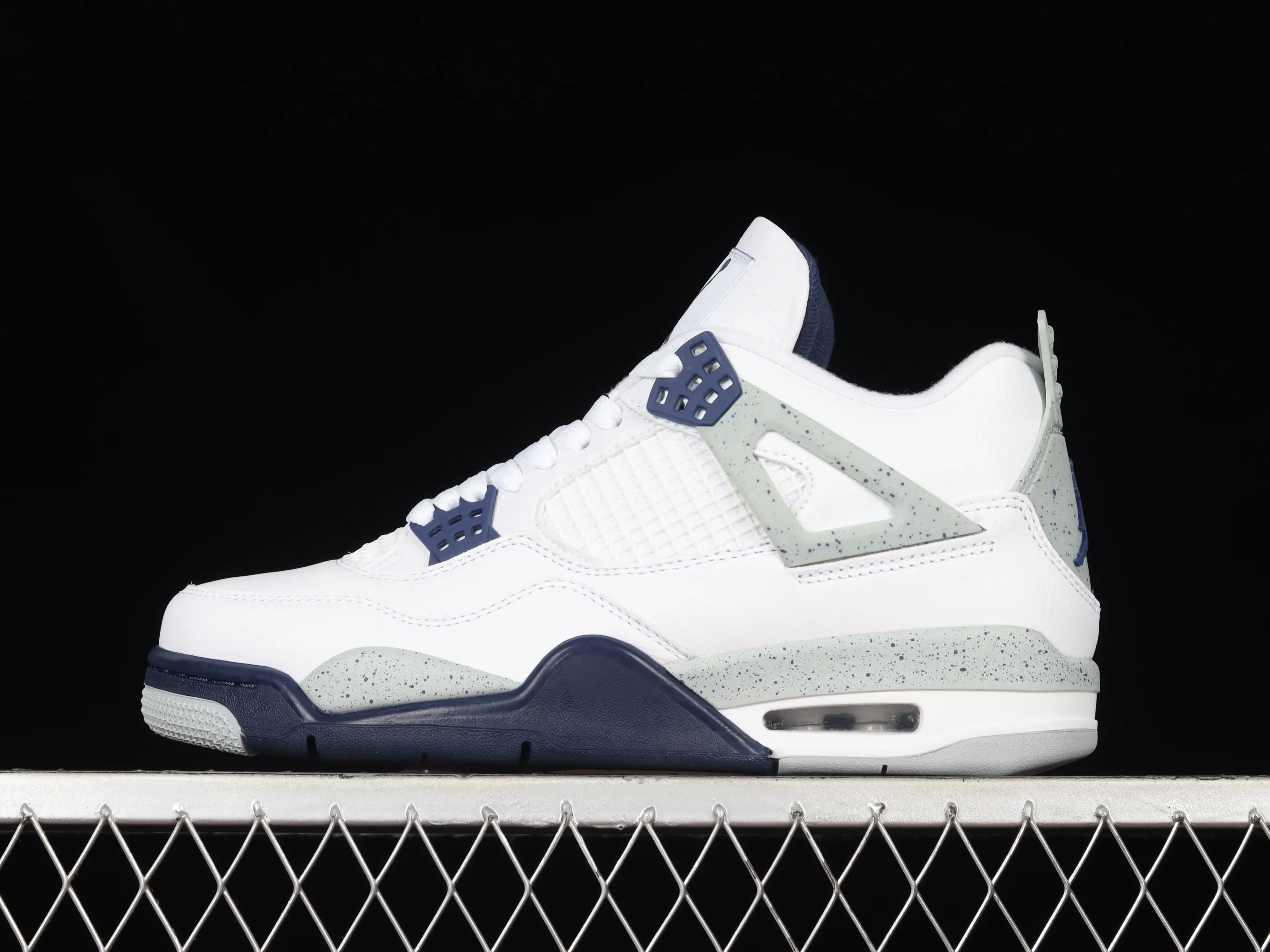 All Categories Air Jordan Jordan Series Basketball Shoes Air Jordan 4 Pure Original Version Air Jordan 4 Retro "Midnight Navy" AJ4 Joe 4 Midnight Blue Men's Cultural Basketball Shoes DH6927-140